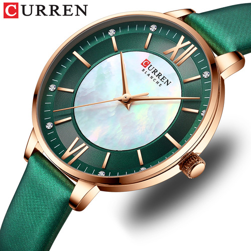 Curren/Carren 9080 Women's Watch, Fashion Women's Watch, Casual Strap Watch, Imported Watch Bracelet
