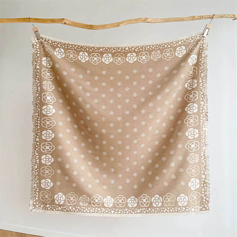 Sciarpa calda in cashmere versatile, sciarpa di camelia da donna, sciarpa di alta qualità, sciarpa autunnale e invernale_voghion.com