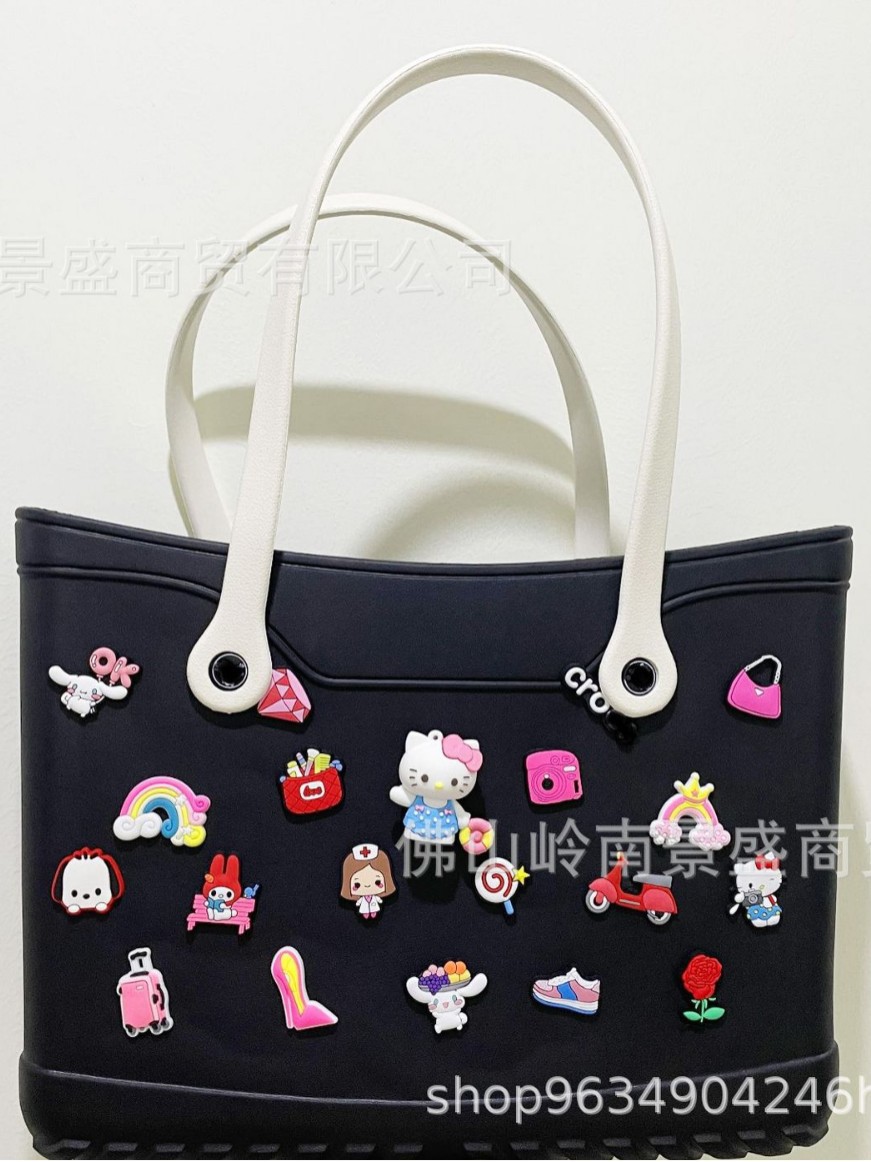 Bolso Tote de Playa con Agujeros de EVA, Diseño Ahuecado, para Playa y Viajes