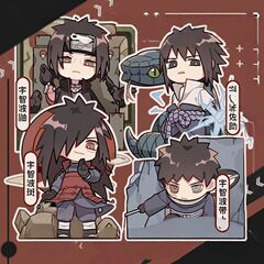 NARUTO -ナルト- 周辺スタンド サスケ・オビト・うちは・スパッツ Qバージョン かわいい座面飾り 二次元ギフト