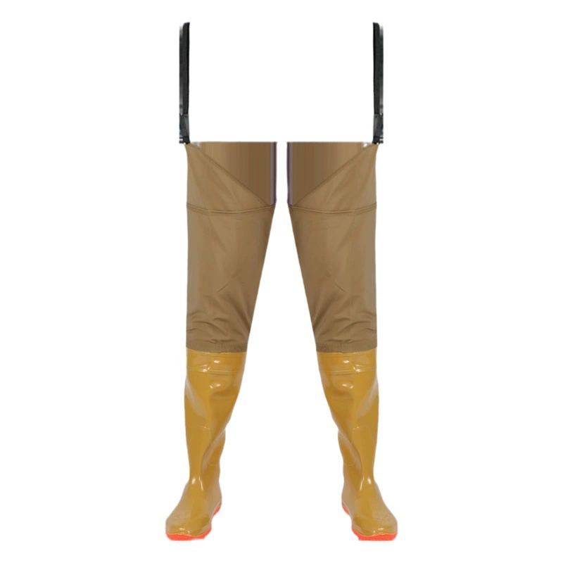 Новые туфли для посадки риса, мужские и женские резиновые сапоги средней высоты, обувь для рисовых полей, носки с мягким дном, эластичные ботинки на шнуровке выше колена, водные ботинки, рыболовные ботинки