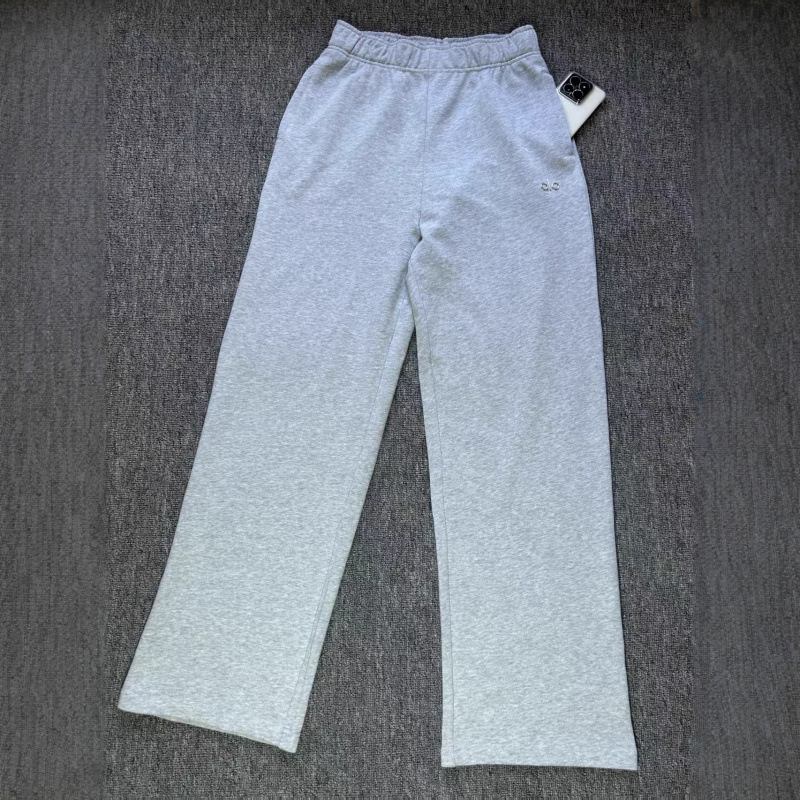 ALO 2025 otoño nuevo logotipo simple pantalones deportivos casuales de algodón para hombres y mujeres image 8