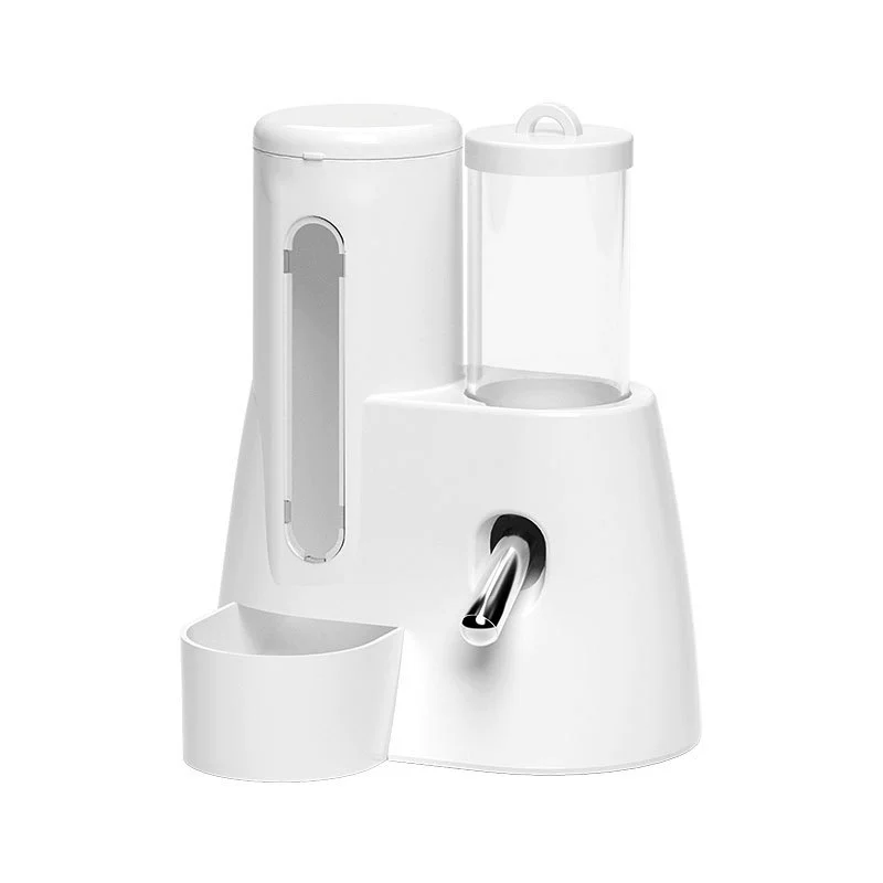 Automatic Hamster Feeder & Waterer (Hamster), 80/125 ml Two‑in‑One Bowl Bottle