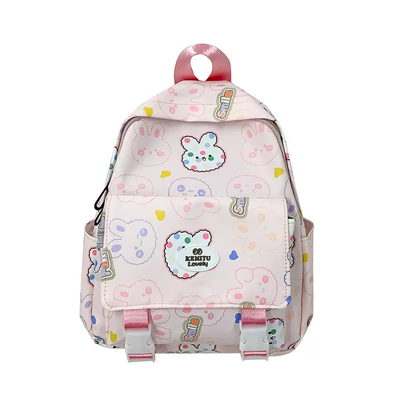 春季新款大容量卡通可爱幼儿园书包玩具可拆卸3-8岁出游撞色零食