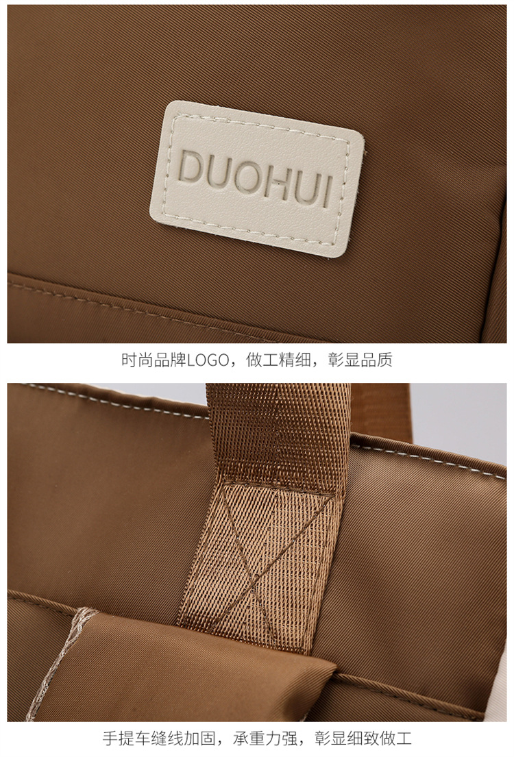 New fashionable and multi-functional mom bag, large-capacity mother and baby bag, travel backpack, single-shoulder bag, handbag undefined