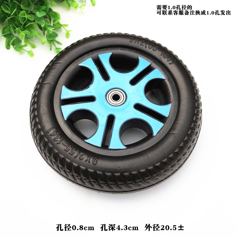 Accesorios de automóviles infantiles ruedas tricicletas infantiles cochecito de bebé auto-bicicleta neumáticos traseros espuma ruedas delanteras