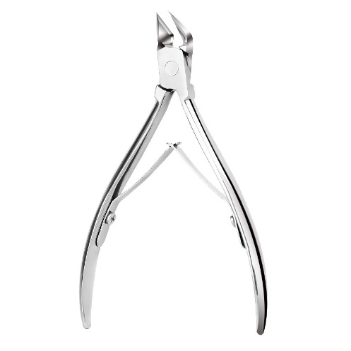 Tijeras de piel muerta de acero inoxidable transfronterizas, resortes para uñas, uñas de pies, pinzas, cortaúñas puntiagudas