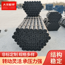 输送带托辊矿山槽型钢滚筒高分子输送机流水线缓冲平行托辊组批发