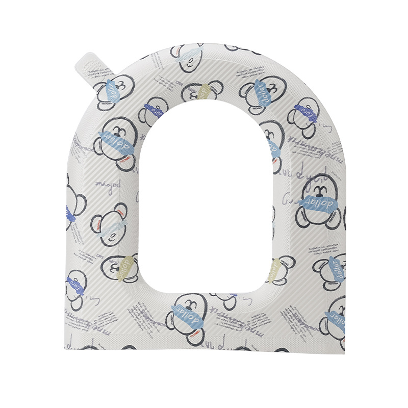 Alfombra de baño animal EVA cojín impermeable estera de limpieza del inodoro del hogar Four Seasons Universal cubierta del inodoro no desechable