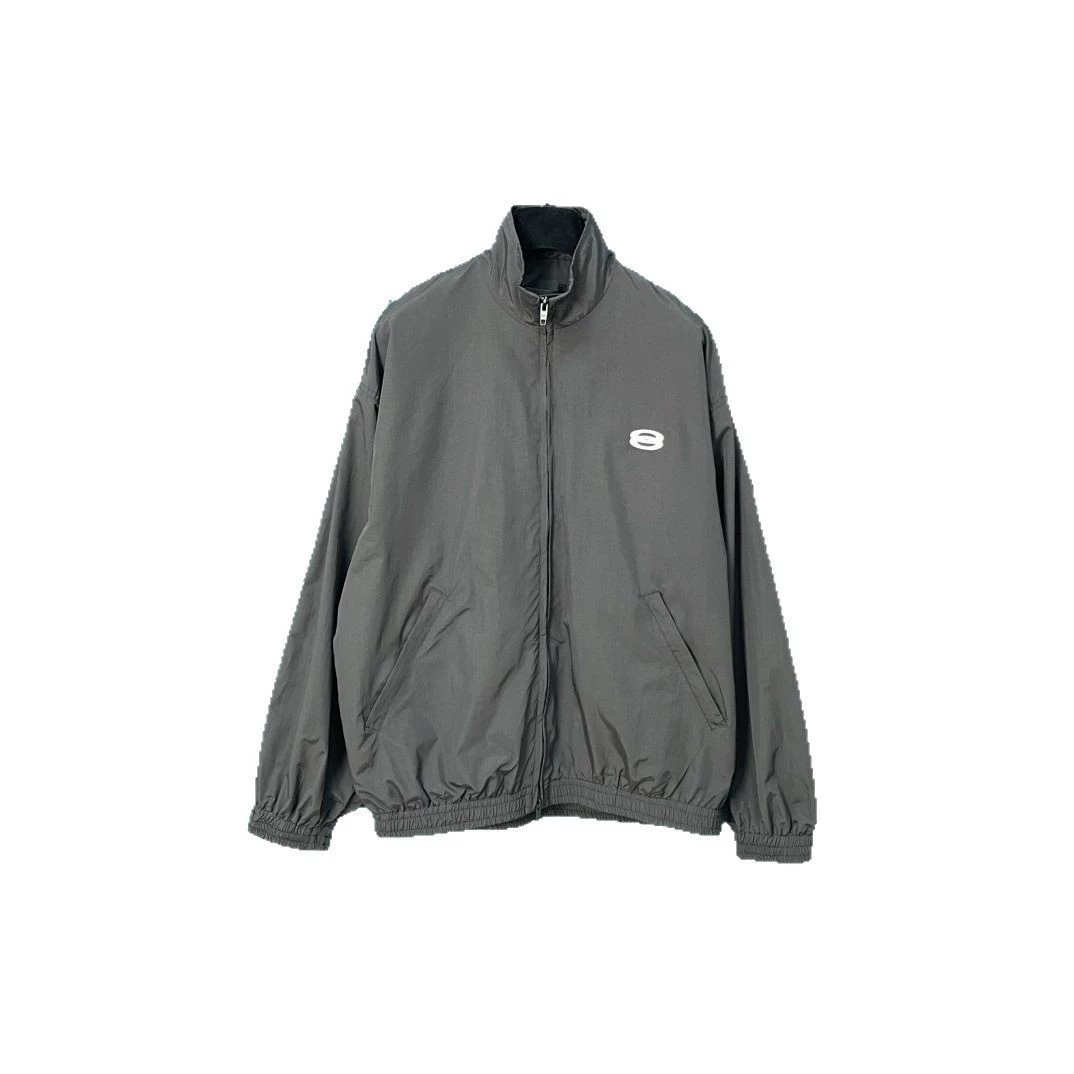 Спортивный костюм с буквами, комплект, куртка, штаны, с вышивкой, oversize