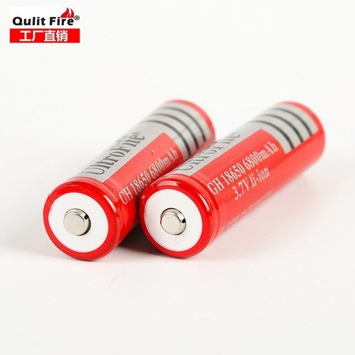 Direct Manufacturer Sale 18650 Lithium Batteries 3.7V Sharp-Head High-Capacity Headlamp Electric Fan Rechargeable Battery Flashlight Charger