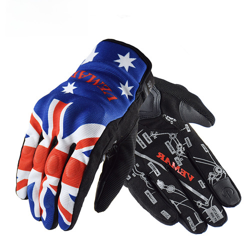 Cycling gloves summer motorcycle mountain bike motorbike off-road breathable wear-resistant sun protection thin touch screen gloves for men