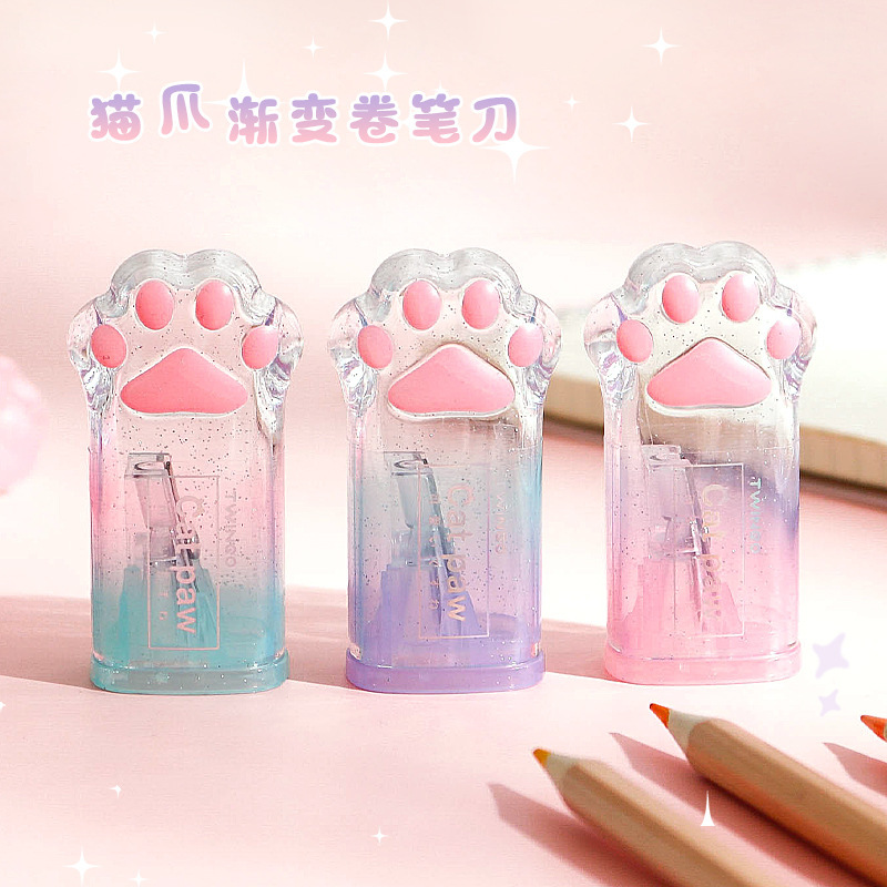 Cat Claw Pencil Sharpener Small Mini Children's Student Pencil Sharpener Easy to Sharpen Cute Art Pencil Sharpener Kindergarten Prize Cat Claw Pencil Sharpener Small Mini Children's Student Pencil Sharpener Easy to Sharpen Cute Art Pencil Sharpener Kindergarten Prize