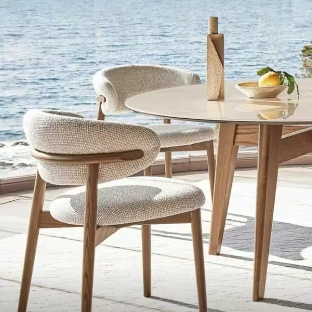 Скандинавский обеденный стул со спинкой, стул для отеля, ресторана, отдыха, дома, свет, роскошная современная спинка, простой элитный обеденный стол и стулья