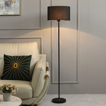 Торшер для спальни, светодиодный современный фонарь для кровати для гостиной, скандинавская настольная лампа, дистанционное управление