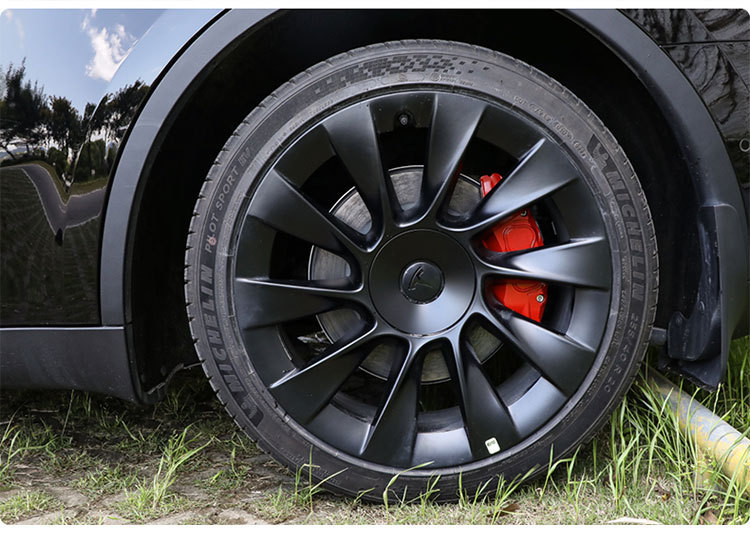 Suitable for Tesla's New Model Yjuniper Brake Caliper Cover Modified Aluminum Alloy Wheel Caliper Cover