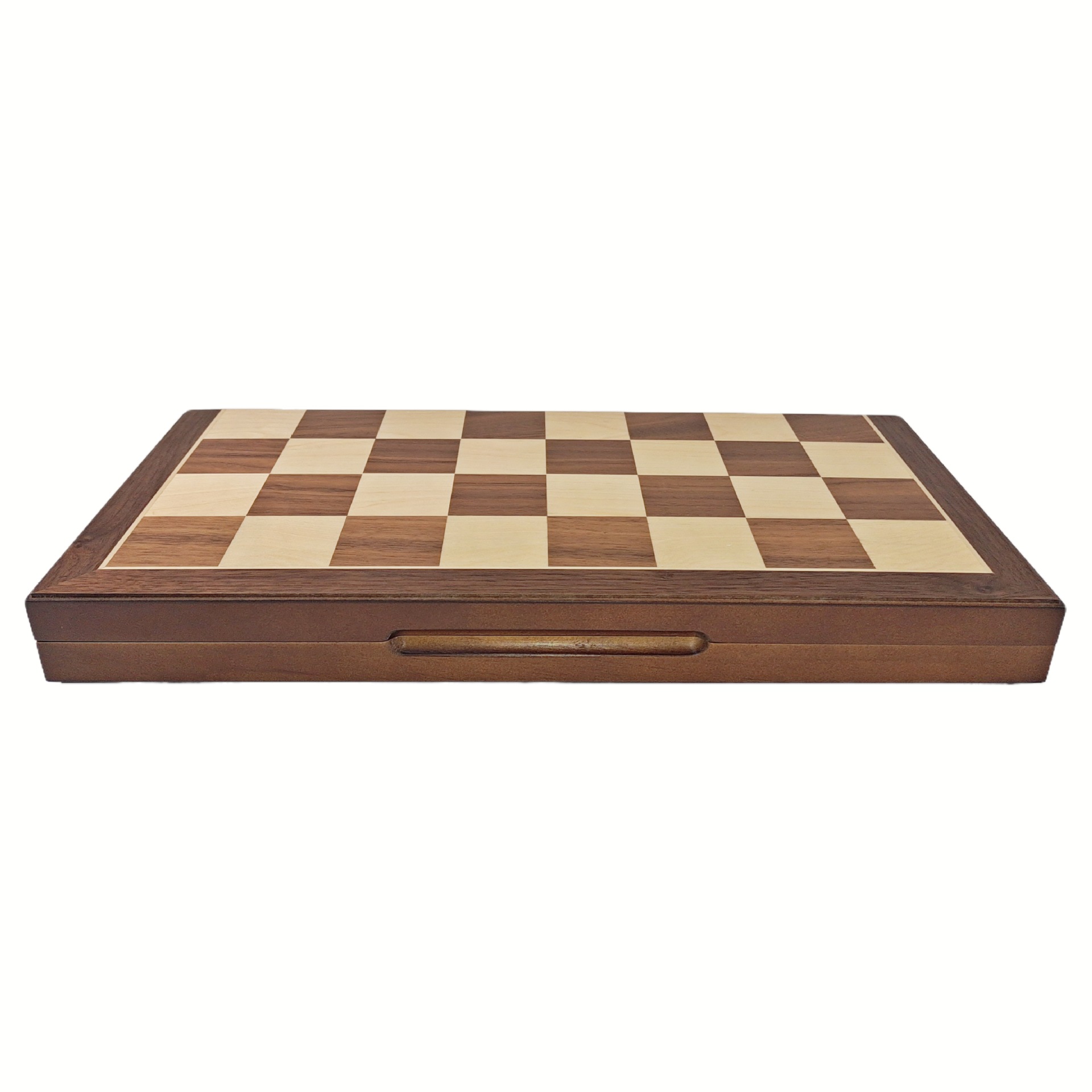 Juego de ajedrez de madera maciza de madera tablero de ajedrez de madera plegable portátil con tablero magnético juego de rompecabezas para niños