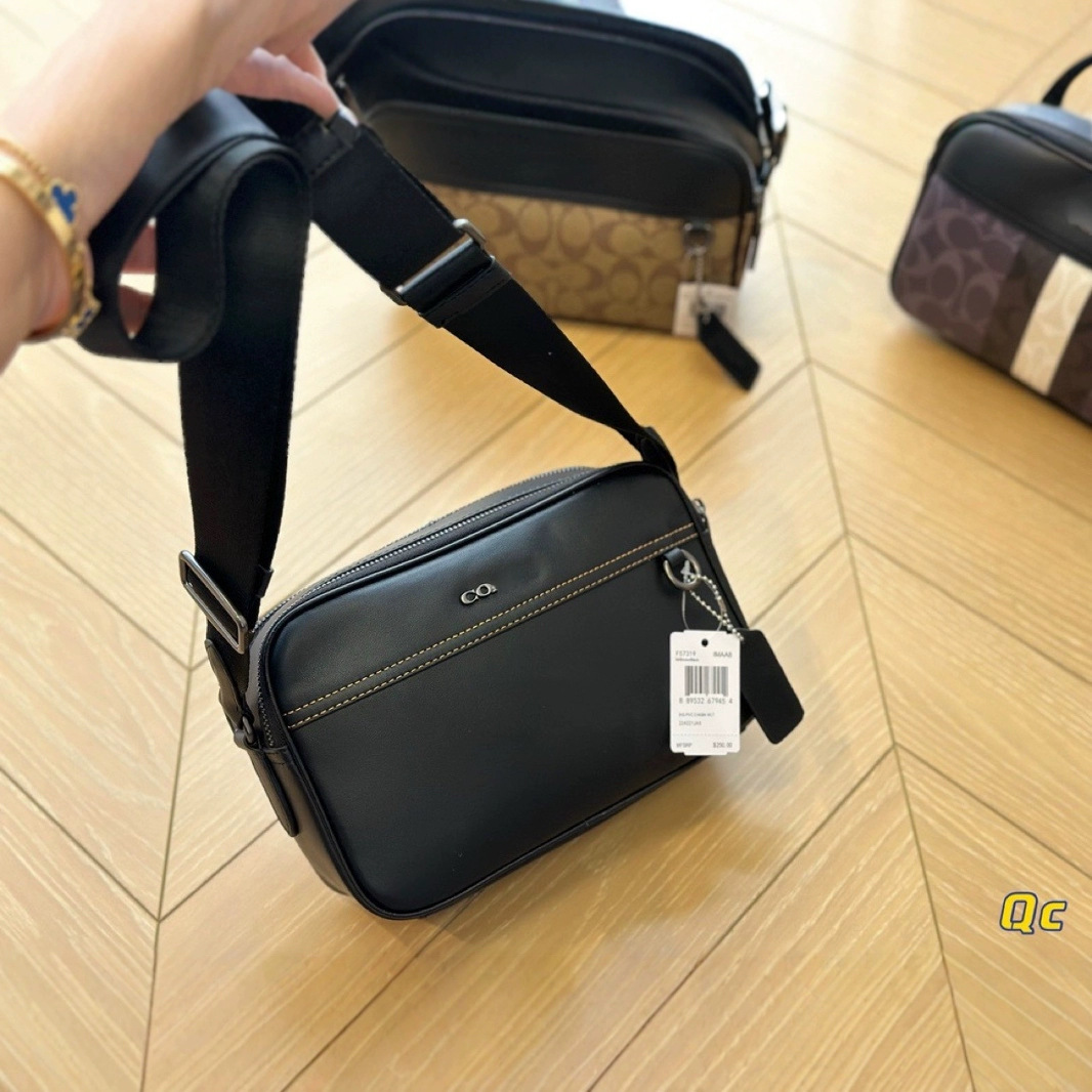 Bolso de hombro para hombre C familia simple bolso de viaje casual bolso de hombre con caja de regalo bolso de hombro bolso de pecho