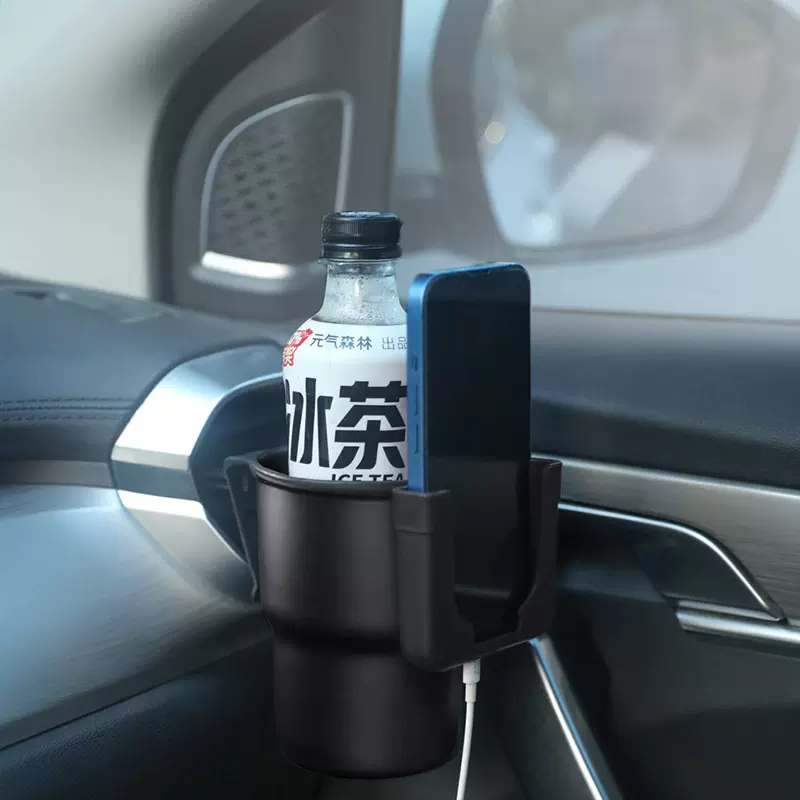 汽车出风口车载多功能水杯支架空调口车用车内饮料茶杯杯托水杯架