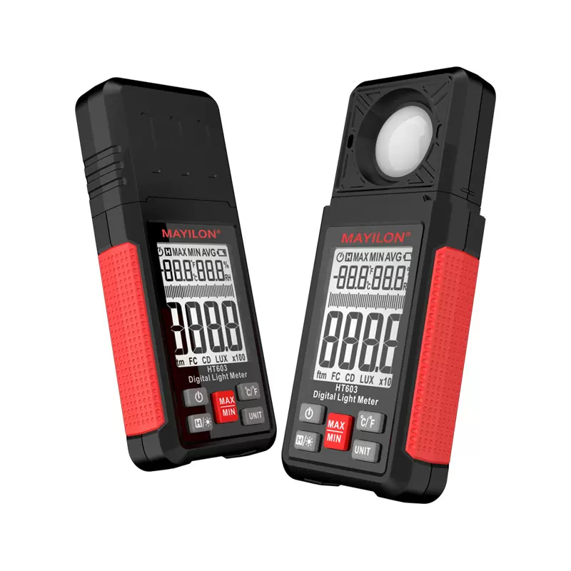 麦仪龙HT603数字照度计高精度光照强度光线流明检测仪亮度计