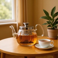 Chikao奇高耐高温玻璃茶壶茶水分离煮茶壶烧水壶茶餐饮酒店泡茶壶