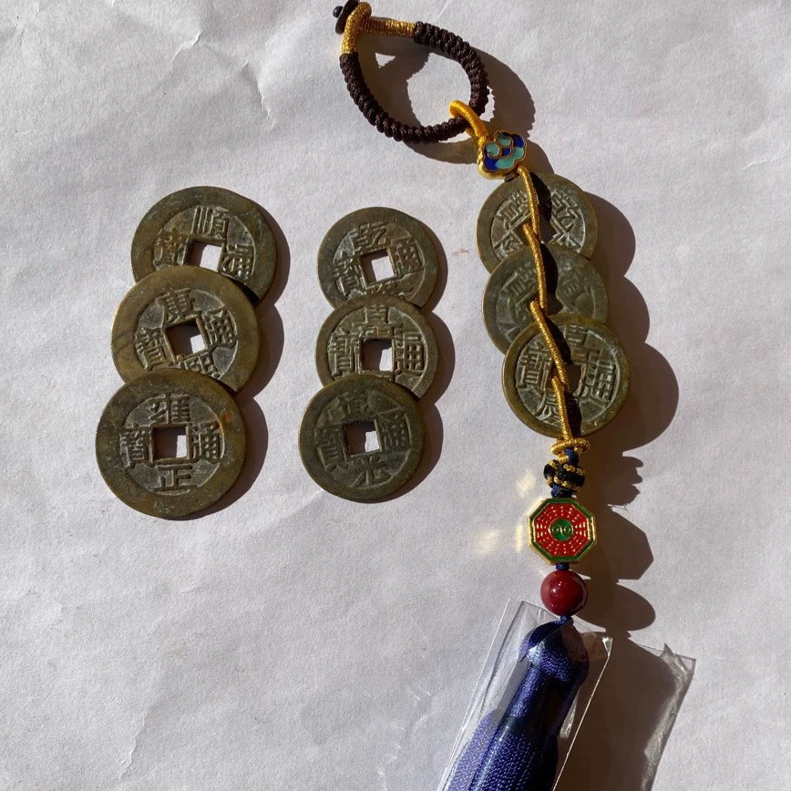 Цянь пришел домой, три императора династии Цин, Цянь Цяньлун, антикварные старые бронзовые монеты