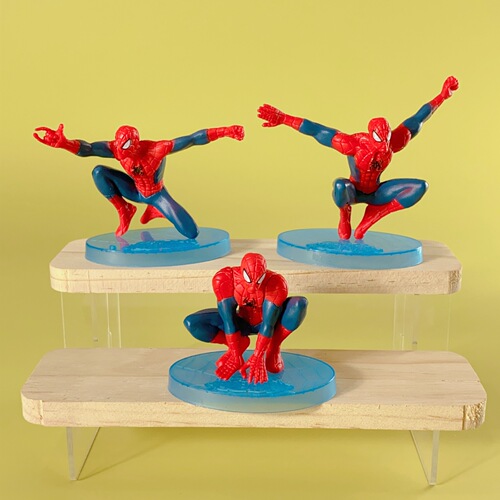 7 Spider-Man Figures Wholesale Solid PVC Model Avengers Ornaments Hero Superman Children’s Gift