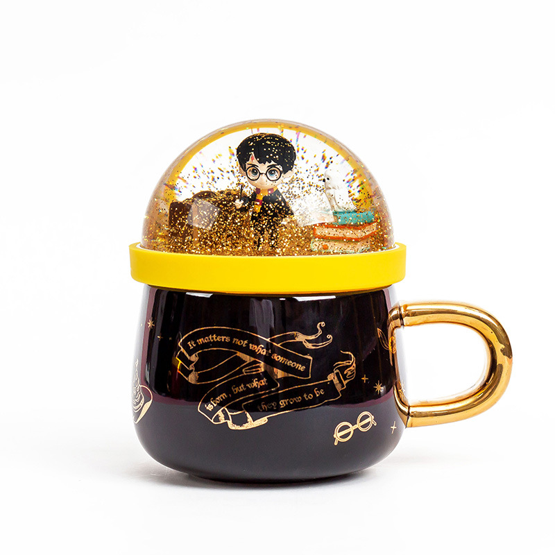 Micro creativo paisaje Harry Potter periférica Taza de cerámica regalo para amigos cumpleaños escuela regalo del Día San Valentín