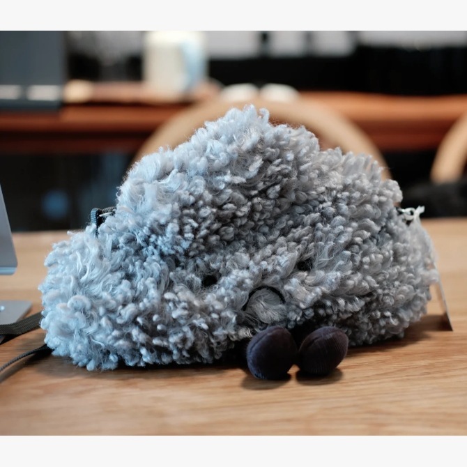 ドロップシッピング英国 Jellycat 楽しいストームクラウドバッグぬいぐるみクロスボディバック 2025 春夏|undefined