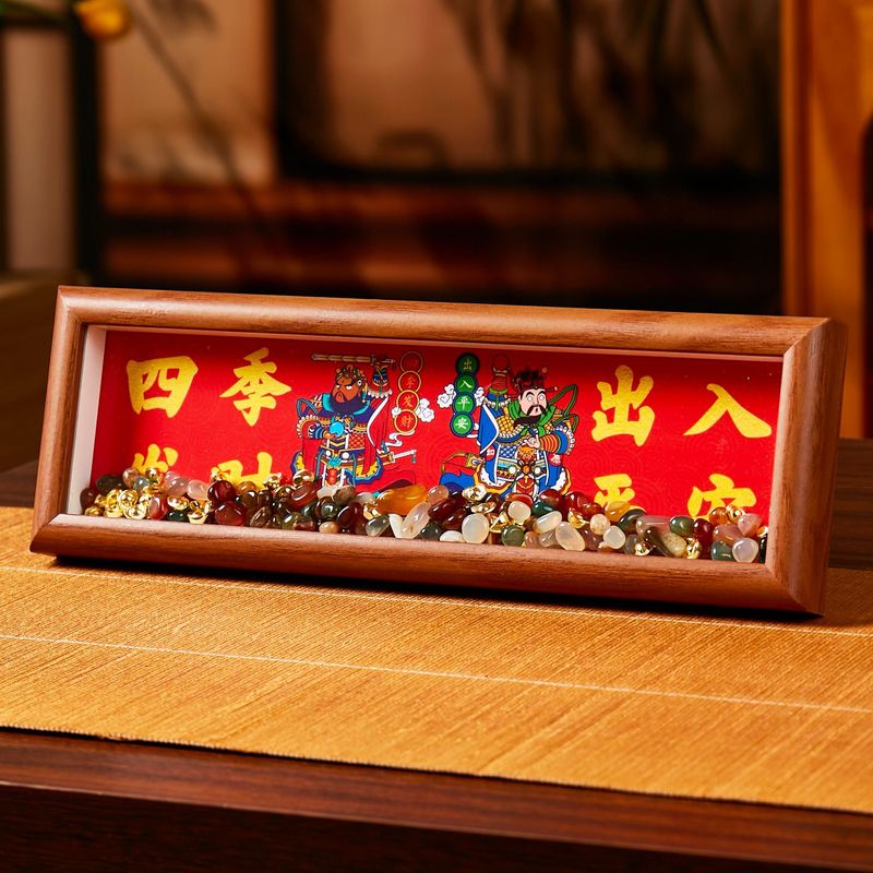 财神到门神八方来财招财摆件春节新年装饰相框祈福文创庙会集市|undefined