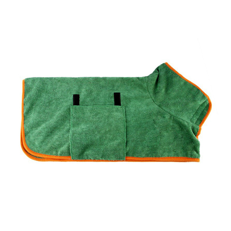 Toalla absorbente transfronteriza para mascotas, Toalla de baño para perros, albornoz grueso de secado rápido para perros, limpieza de baño, necesidades diarias al por mayor
