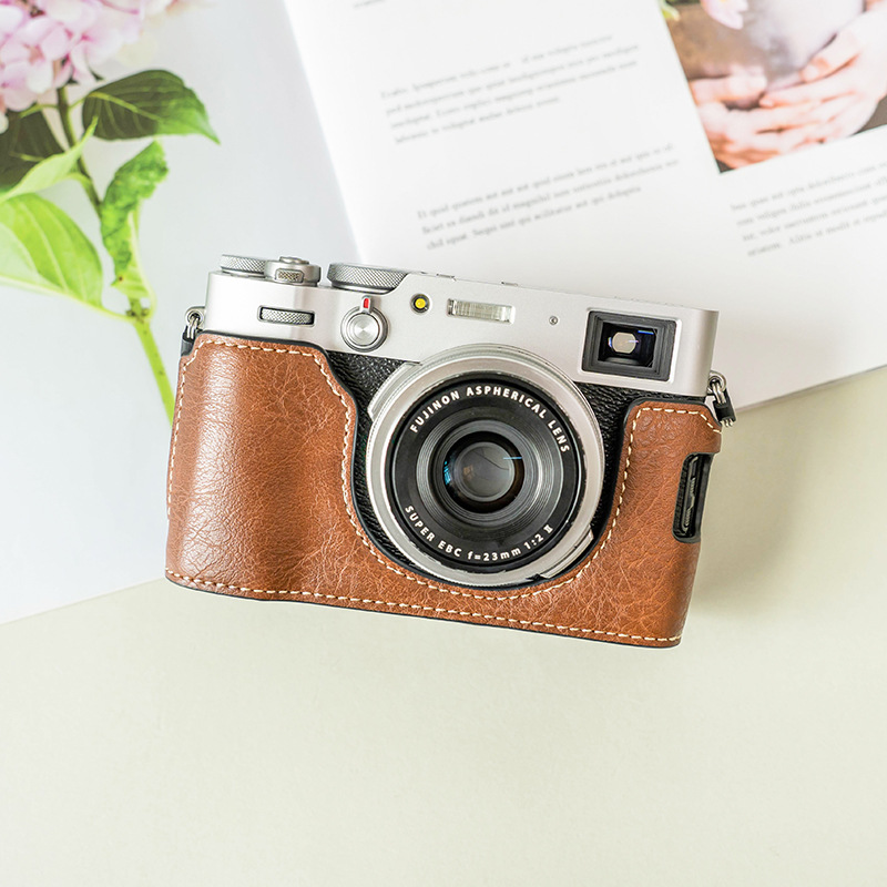 후지 X100V 보호 케이스 X100 VI 가죽 케이스 XS20 카메라 가방 마이크로 단일 PU 기지에 적합한 국경 간 대외 무역