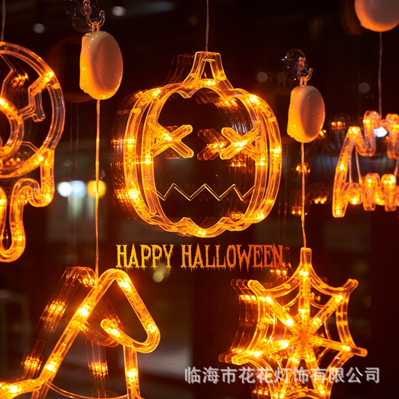 Amazon 新製品ハロウィン照明 LED 雰囲気ライトゴーストライト室内装飾小さな吊り下げライト吸盤ライト