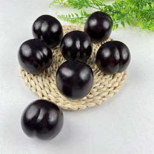 Cross-border foreign trade simulation black Brin model fake plum home display store decoration props simulation fruit and vegetable