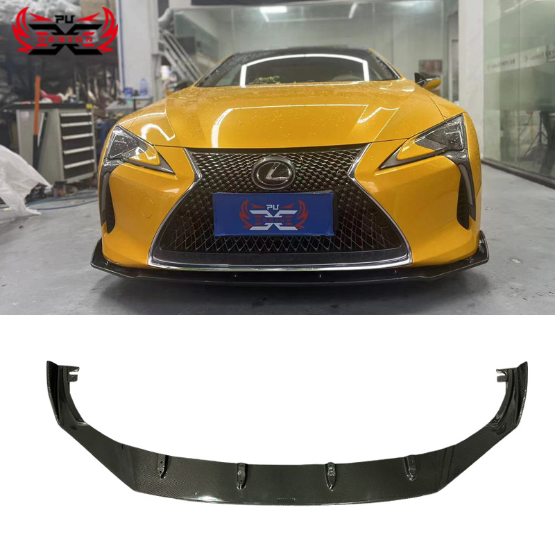 Suitable for Lexus Lc500 Front Bumper Modification Art Style Diffuser Front Lip Dry Carbon Fiber Spoiler