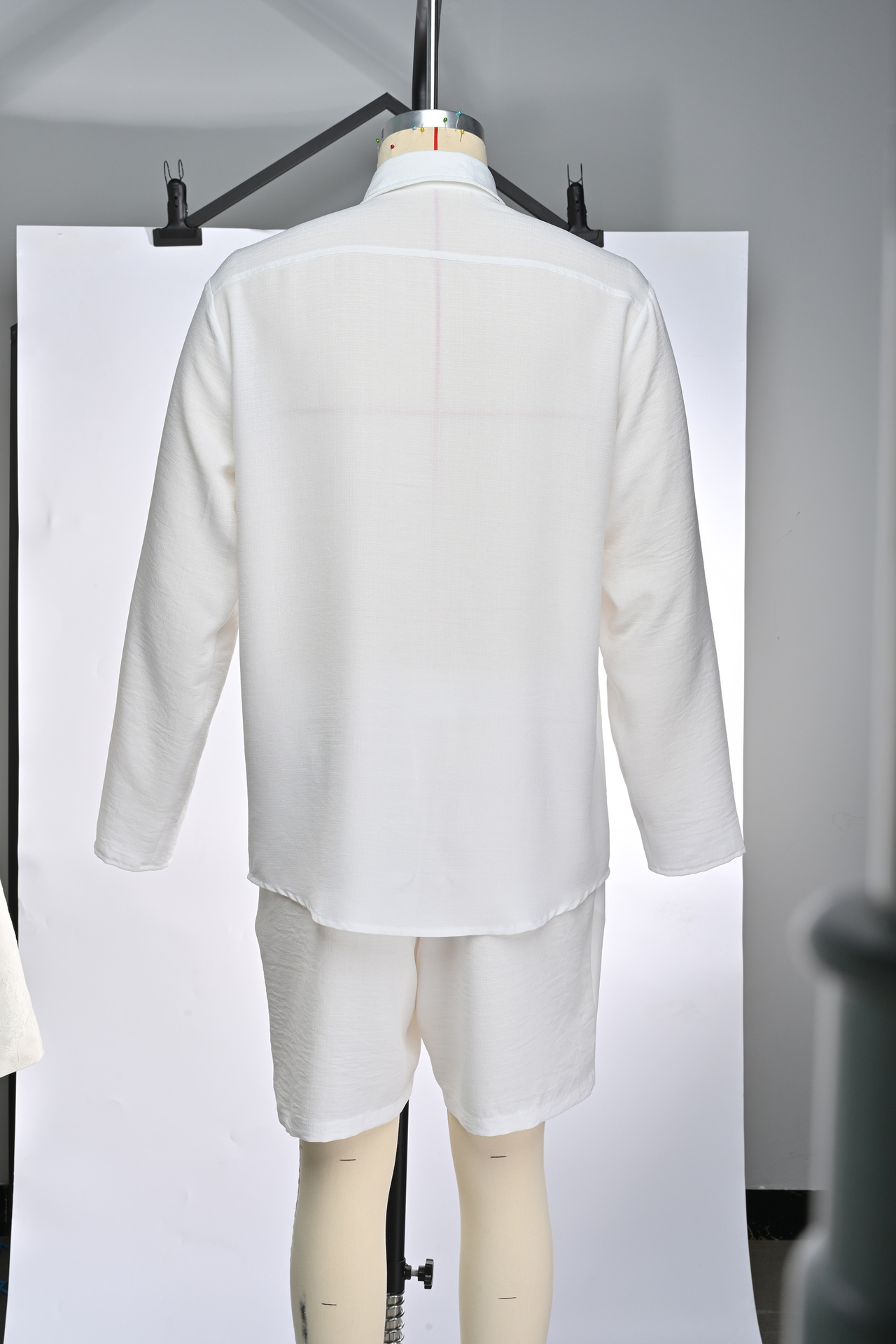 Ensemble chemise et short décontracté chic pour homme été_voghion.com