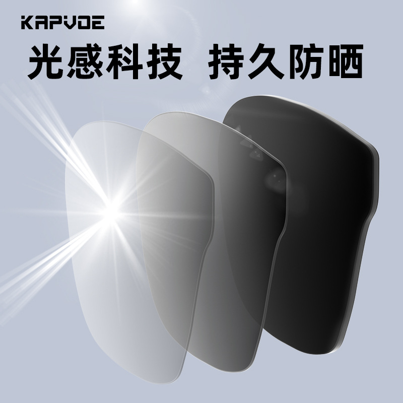 El nuevo conjunto de lentes especiales KAPVOE para miopía, gafas de sol polarizadas integradas, conducción, pesca, protección UV, unisex