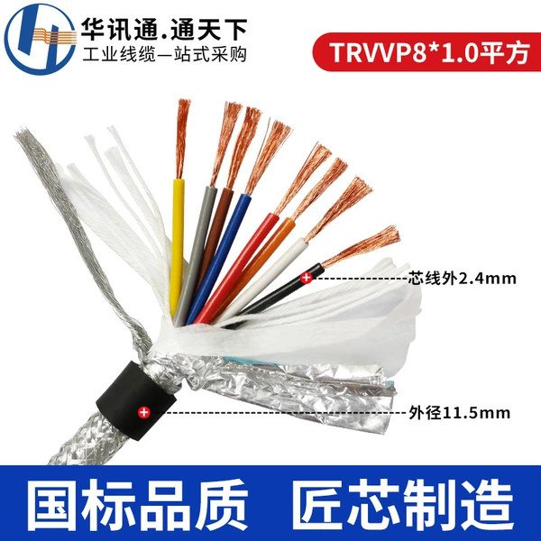 TRVVP 8 core*1.0 square meter price