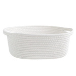 小型编织的母亲节礼物白色篮子白色篮子零食杂物玄关化妆品收纳筐