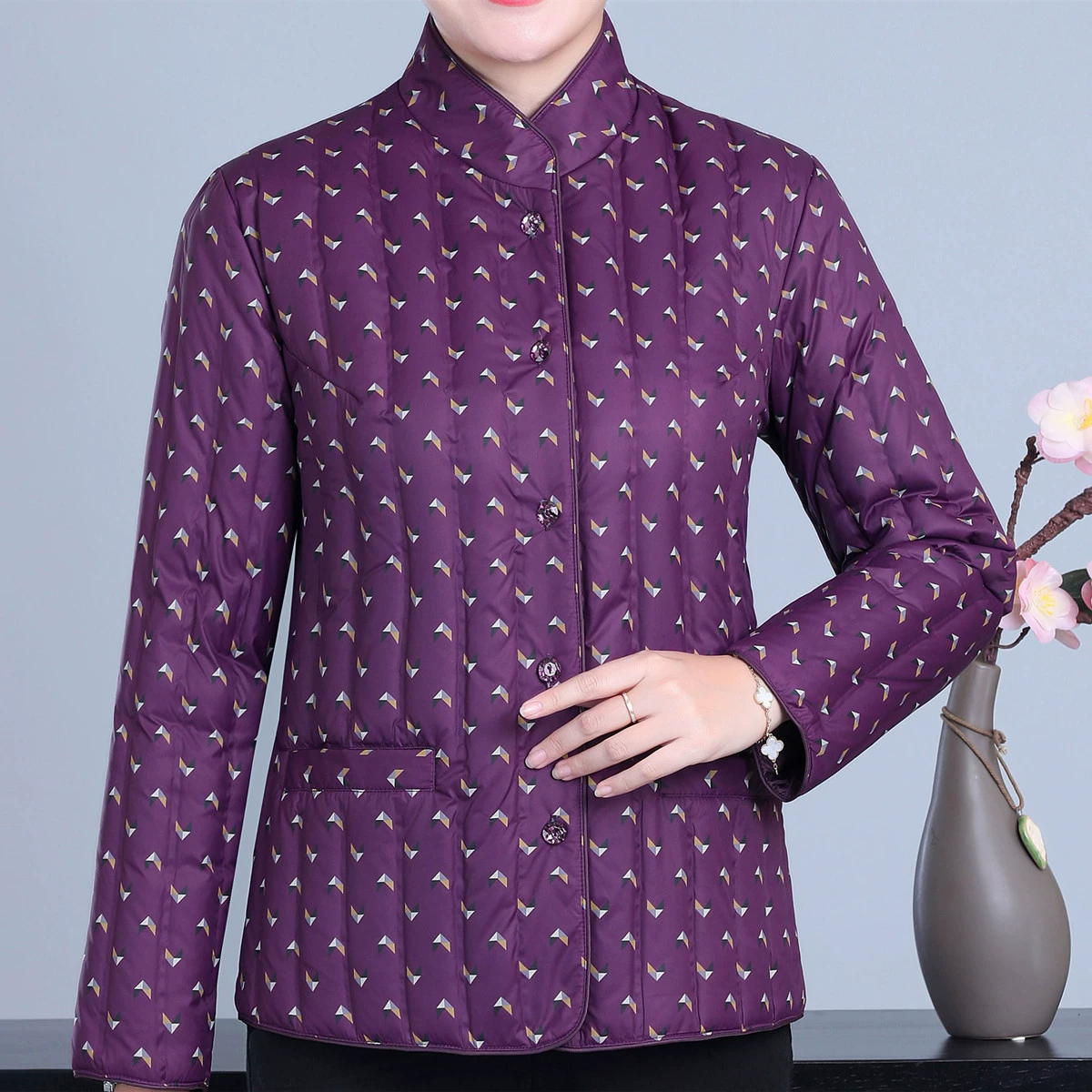 Новые стильные бесшовные теплые топы больших размеров для женщин среднего и старшего возраста