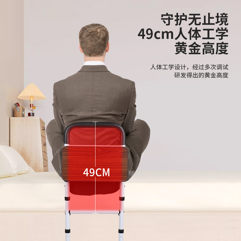 Barandilla de Cama sin Taladro con Mesa para la Seguridad de Personas Mayores, Ayuda Anticaídas para Levantarse, Barandilla Ajustable Móvil