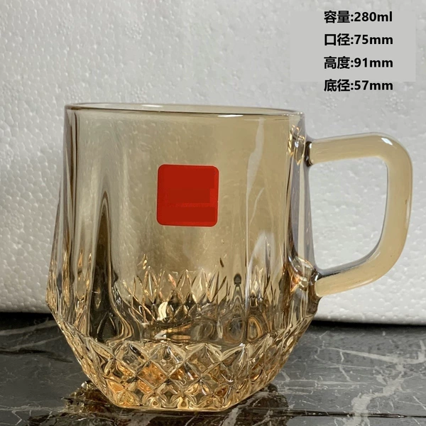 Amber, hexagonal, 280 ml