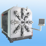KCT-1280WZ无凸轮弹簧机生产各式扭簧拉簧压簧折弯等产品