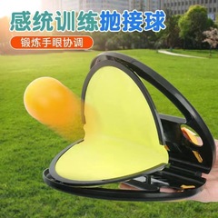 震え音が爆発した子供の手がボールを挟んで屋外の親子フィットネス玩具がボールを投げた成人知育運動卓球