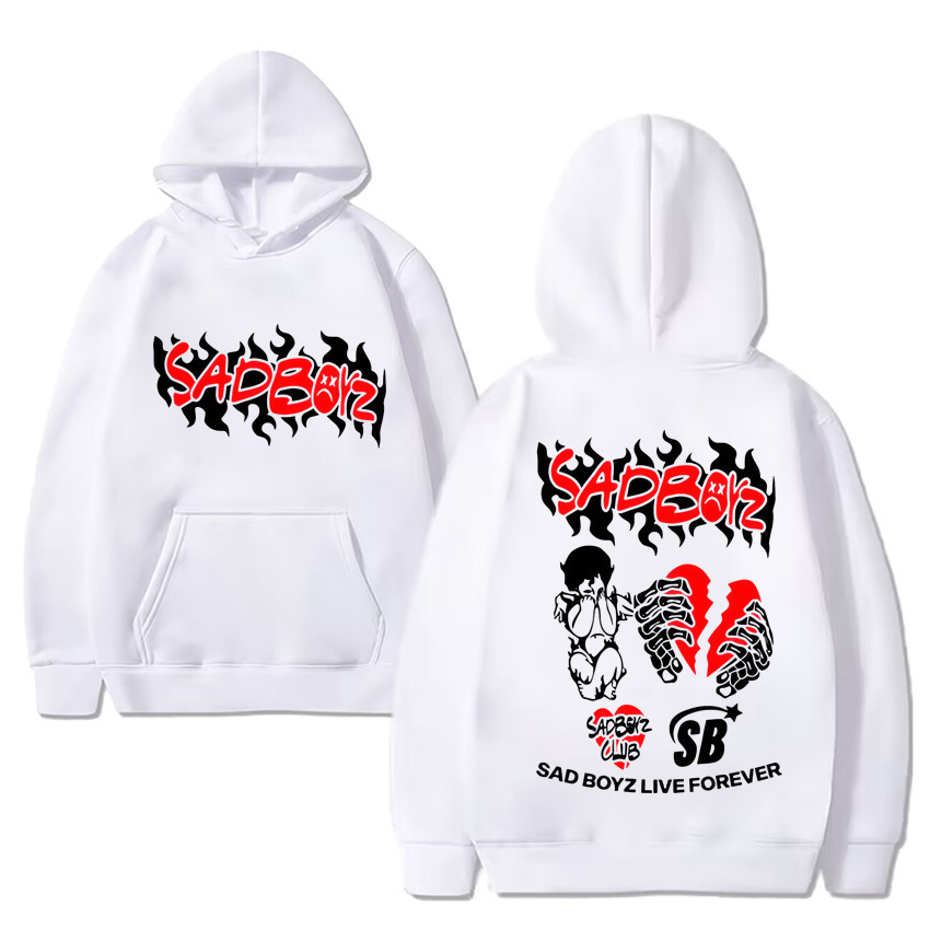 Junior H Sad Boyz music Hoodie New Men Women vintage Fleece