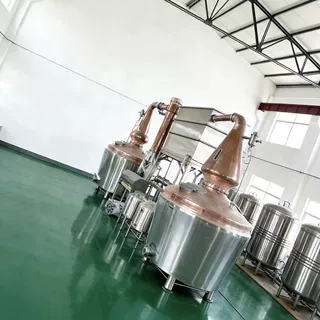 大型壶式蒸馏酿酒设备 威士忌酿酒设备 紫铜蒸馏设备