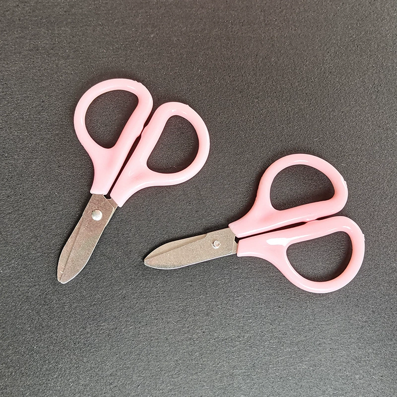 Маленькие ручные детские ножницы из нержавеющей стали, оптом