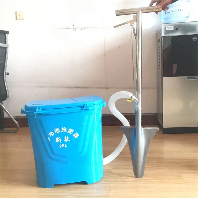 农用干粉颗粒肥施肥器 硬地深层入土尖头施肥铲 多功能果树施肥器