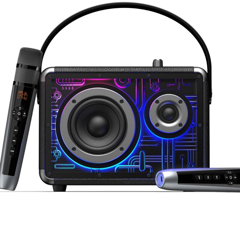 Music Legend R18 Outdoor Portable Subwoofer Acrylic Desktop High Volume Led Luminous 40W Bluetooth Speaker Music Legend R18 Outdoor Portable Subwoofer Acrylic Desktop High Volume Led Luminous 40W Bluetooth Speaker
