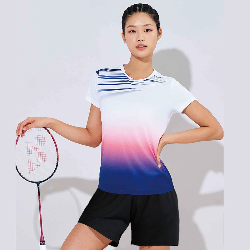 Summer uniform for badminton, quick dry set for training, with short sleeve